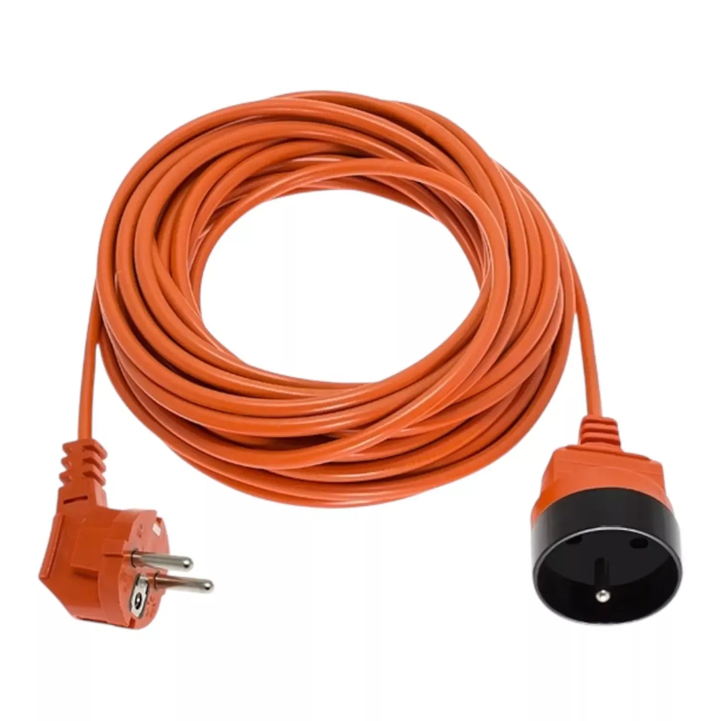Ilgintuvas 10 m, 3 x 1 mm², 10 A, oranžinis, PVC, OMY, su įžeminimu, DREL