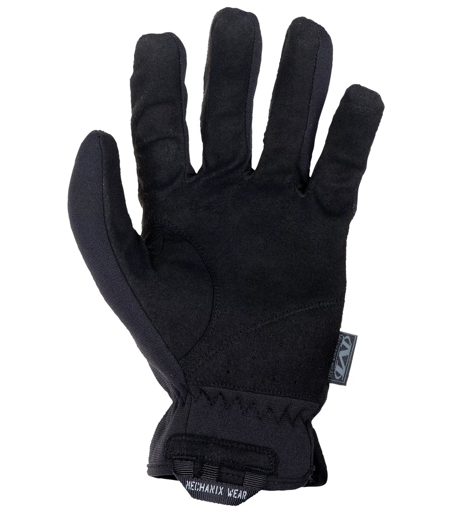 Pirštinės Mechanix FastFit® juodos, M dydis. Rauktas rankogalis, 0.6 mm dirbtinė oda, TrekDry®, touchscreen technologija
