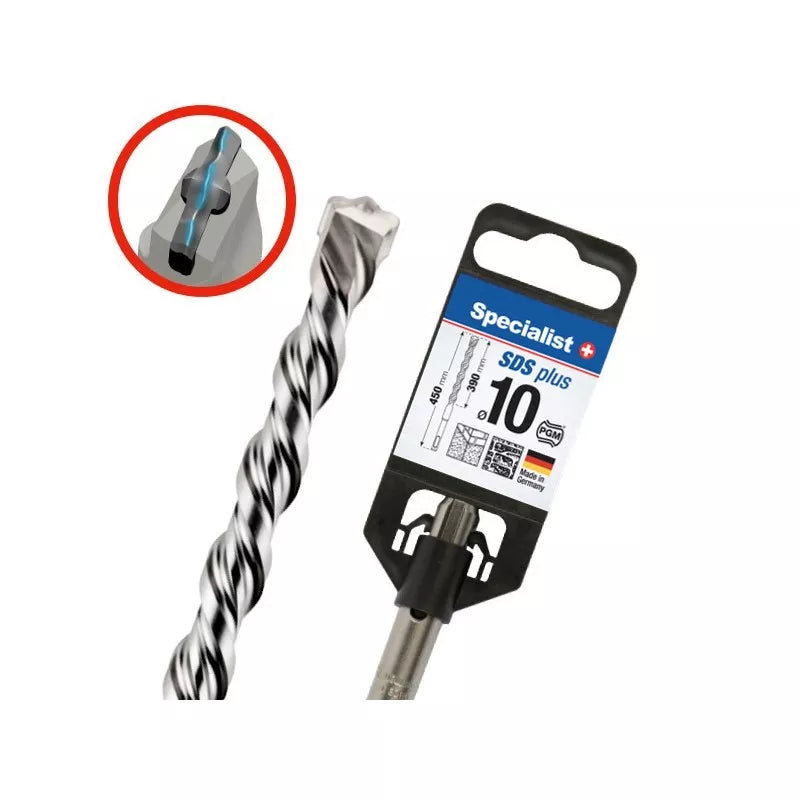 SPECIALIST+ SDS+ grąžtas, 10x390/450 mm