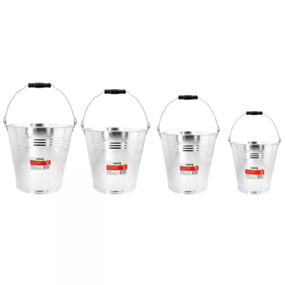 Cinkuotas metalinis kibiras, 10l