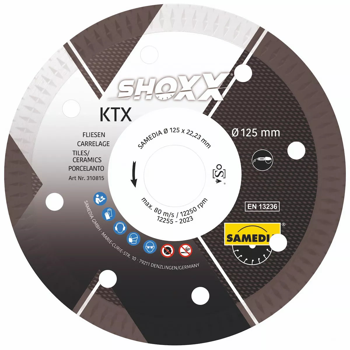 Deim. dis. „SAMEDIA" KTX 115x22/1,3