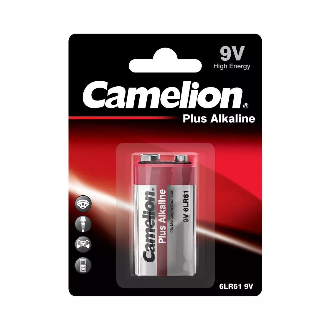 Elementas „Krona" 6LF22, BP1, 9V, CAMELION,  1 vnt.