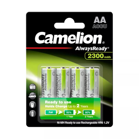 Įkraunami elementai, NH-AA2300ARBP4, CAMELION, 4 vnt.