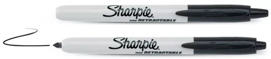 Mark. „Sharpie" RETRACTABLE juod. sp.