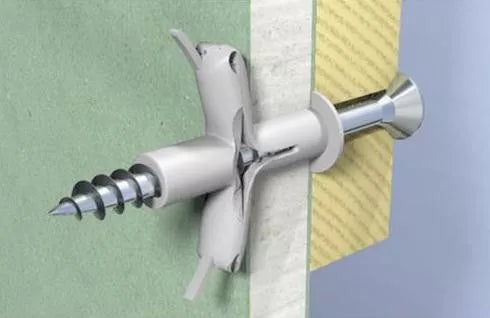 Nailoninis kaištis FU 6 x 45 mm, 50 vnt.