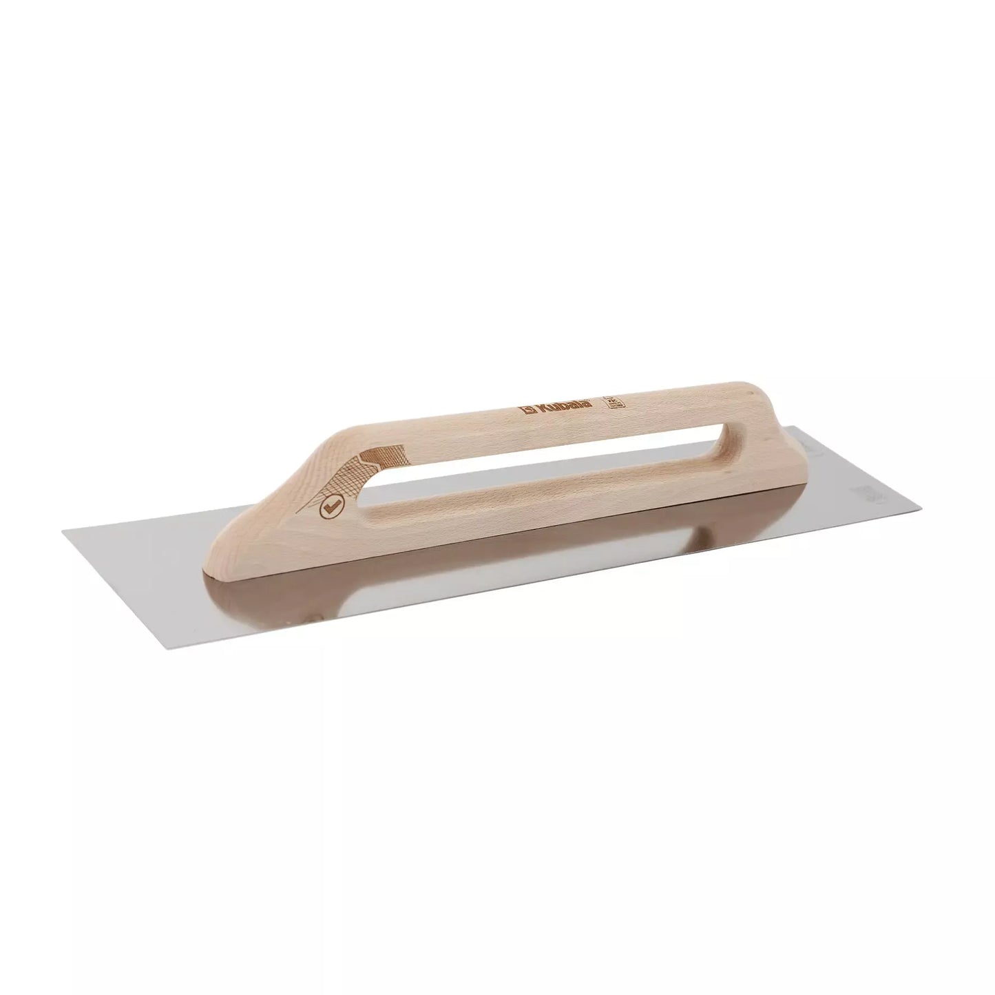 Nerūdijančio plieno trintuvė su medine rankena 130x580 mm, KUBALA