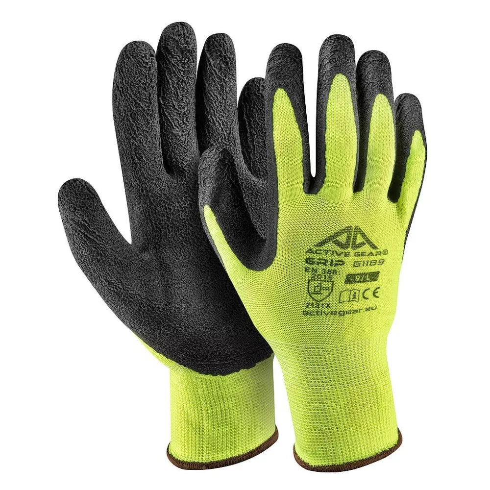 Pirštinės aplietos lateksu Active Grip, 7/S, ACTIVE GEAR