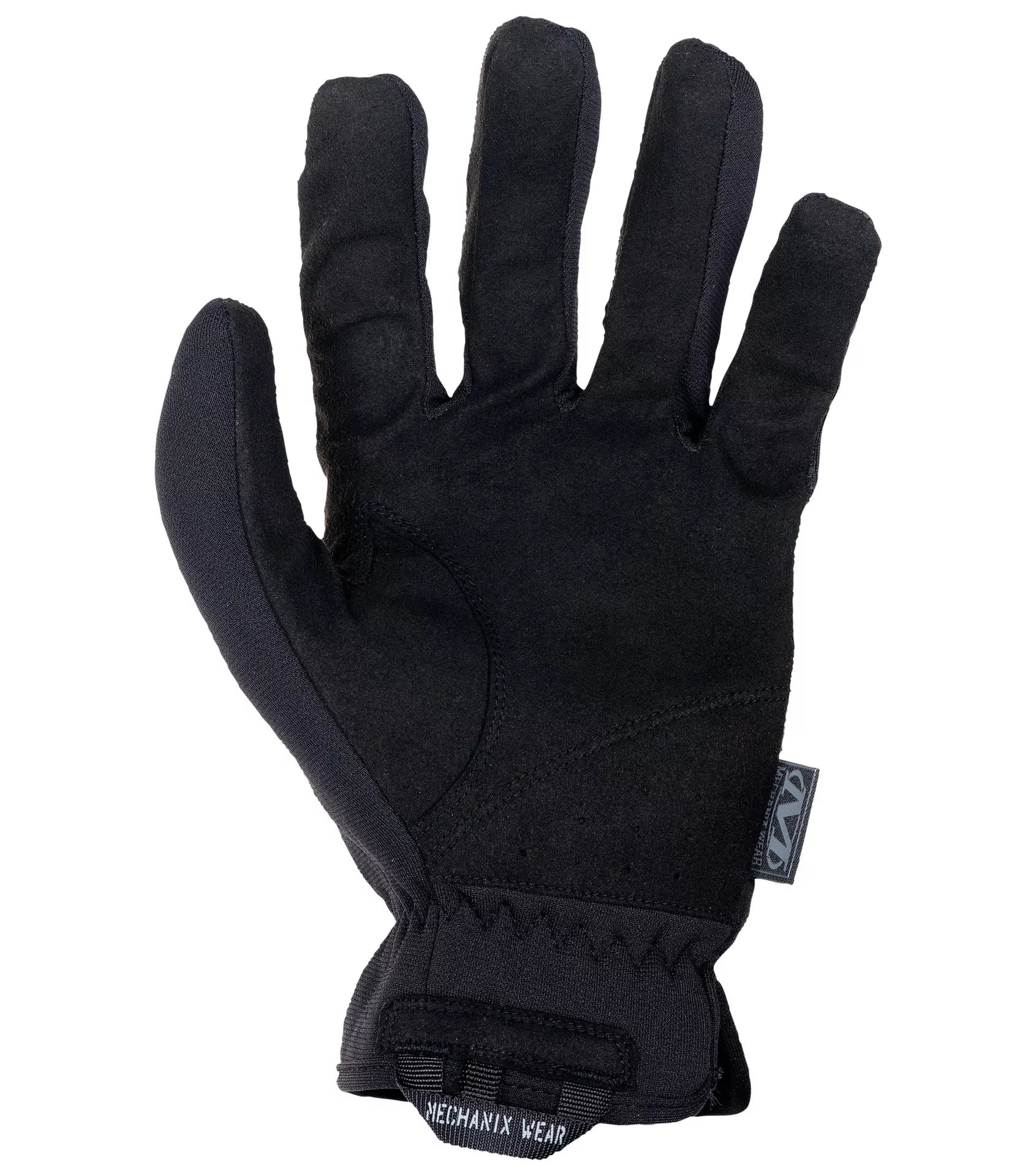 Pirštinės Mechanix FastFit® juodos, XL dydis. Rauktas rankogalis, 0.6 mm dirbtinė oda, TrekDry®, touchscreen technologija