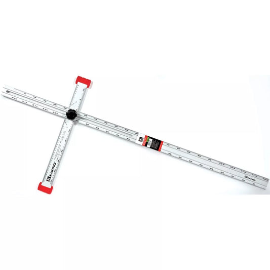 Reguliuojama T formos liniuotė 120 cm / 35 cm, KAPRO