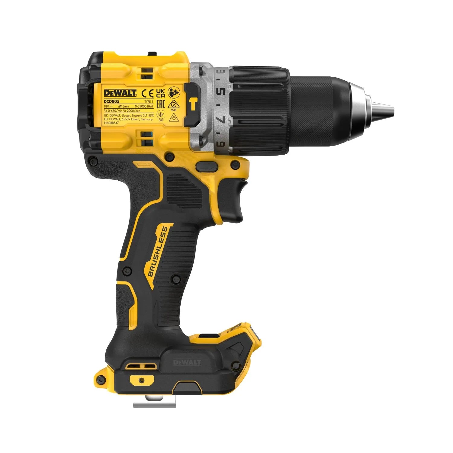 Smūginis suktukas DCD805NT 18V, DeWALT