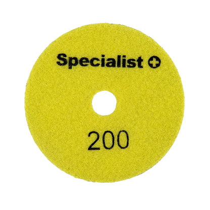 SPECIALIST+ deimant. Šlifavimo lap., 100 mm, 200P