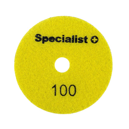 SPECIALIST+ deimant. Šlifavimo lap., universalus, 100 mm, 100P