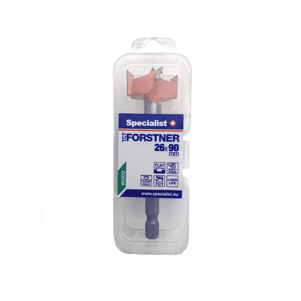 SPECIALIST+ freza FORSTNER, 26 x 90 mm