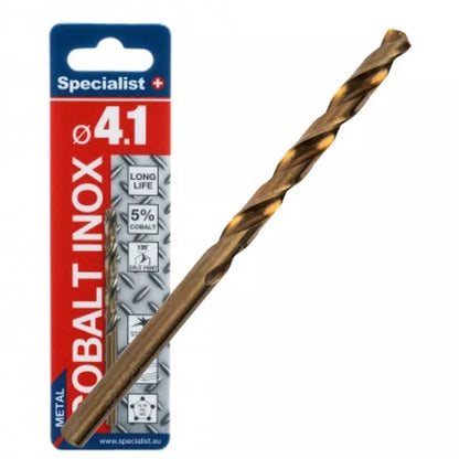SPECIALIST+ metalo grąžtas COBALT, 4.1 mm