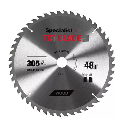 SPECIALIST+ pjovimo diskas, 305x48Tx30 mm
