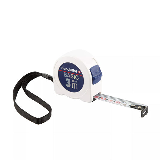SPECIALIST+ ruletė BASIC 3 m, 16 mm
