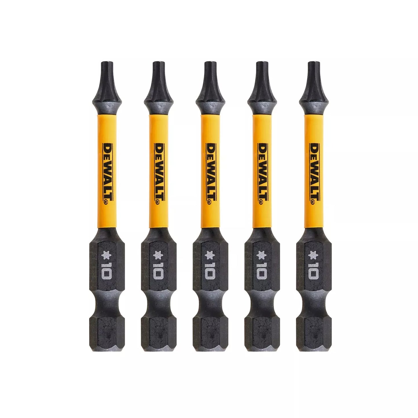 Sukimo antgaliukai FLEXTORQ T10 57 mm, DeWALT, 5 vnt.