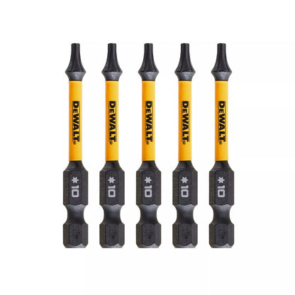 Sukimo antgaliukai FLEXTORQ T10 57 mm, DeWALT, 5 vnt.