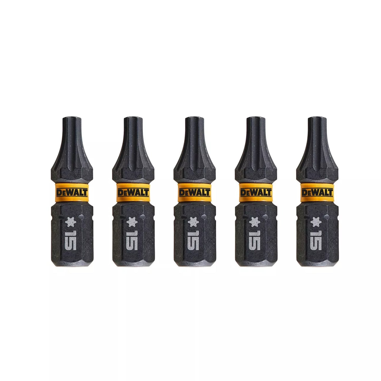 Sukimo antgaliukai FLEXTORQ T15 25 mm, DeWALT, 5 vnt.