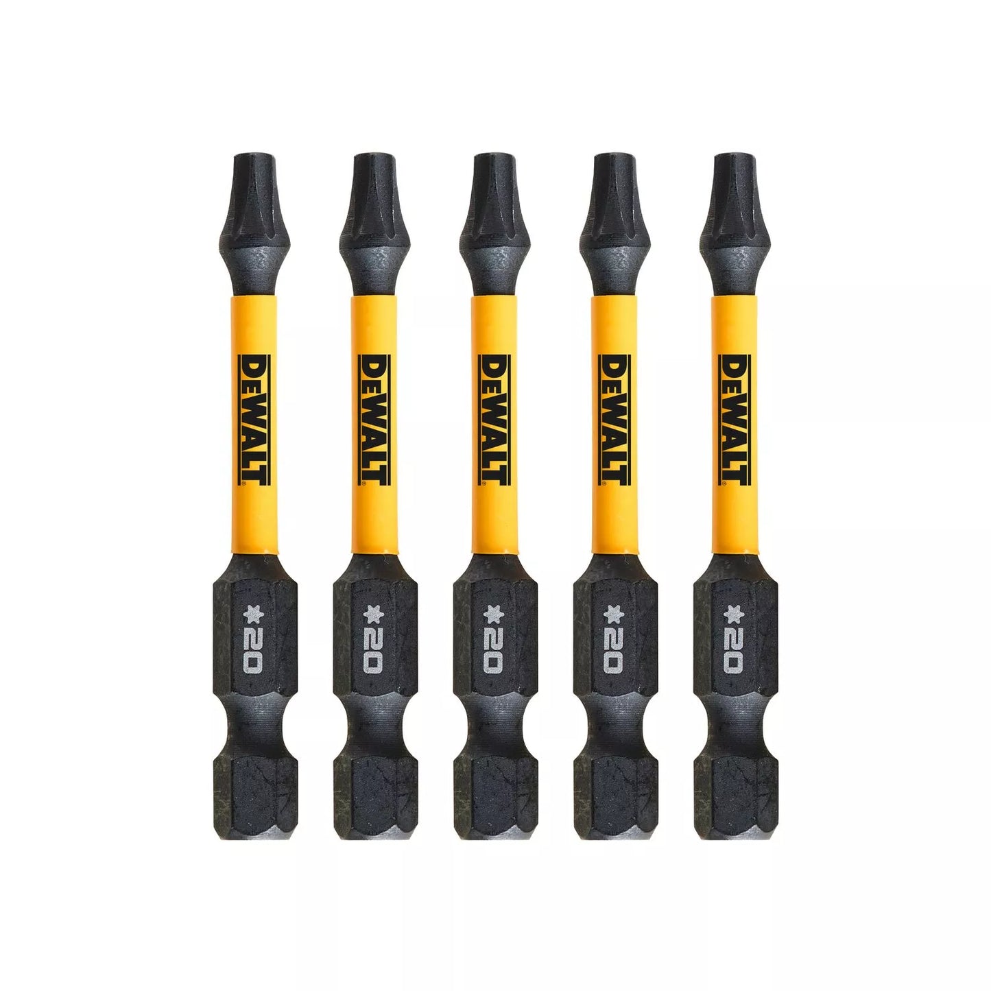 Sukimo antgaliukai FLEXTORQ T20 57 mm, DeWALT, 5 vnt.