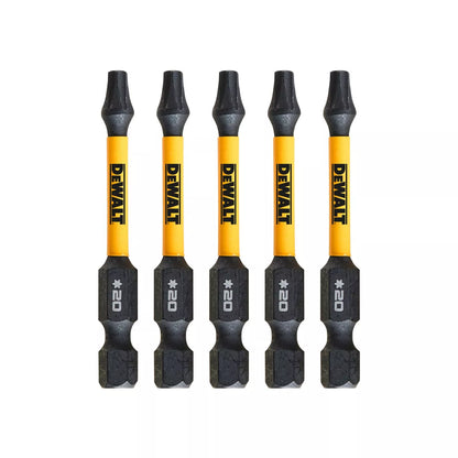 Sukimo antgaliukai FLEXTORQ T20 57 mm, DeWALT, 5 vnt.