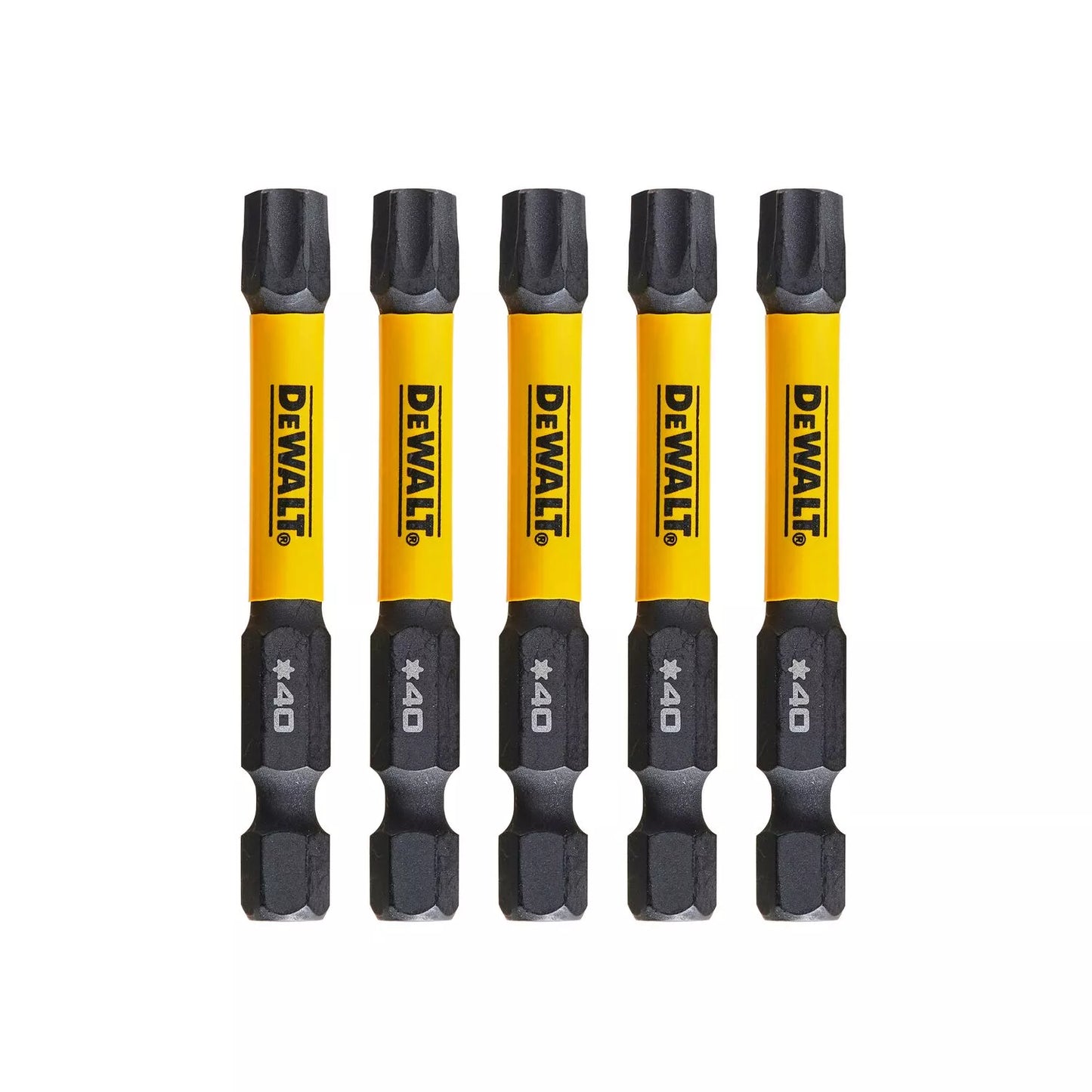 Sukimo antgaliukai FLEXTORQ T40 57 mm, DeWALT, 5 vnt.