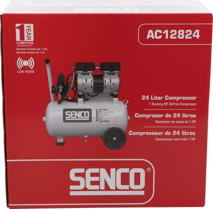 Tylus oro kompresorius 24 l, AC12824, SENCO