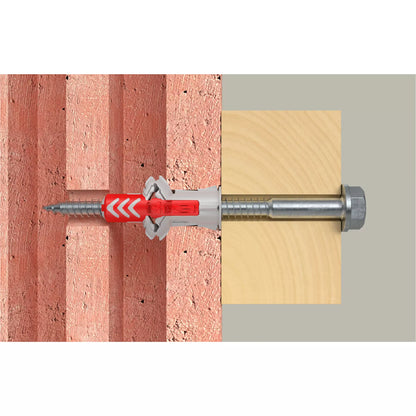 Universalus dvikomponentis kaištis DuoPower 10 x 50 S, FISCHER, 25 vnt.